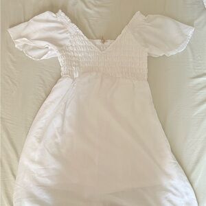 Charming White Dress/Romper